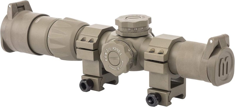 Monstrum Rubberized Flip-Up Rifle Scope Lens Covers | Flat Dark Earth - Image 4